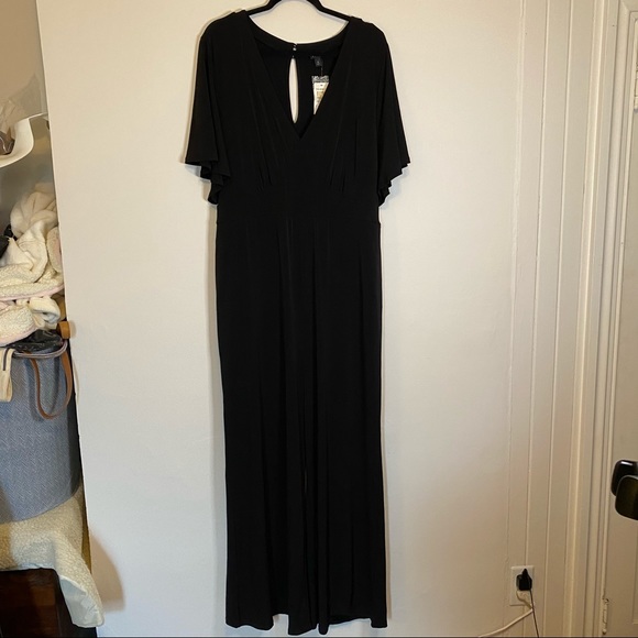 ✨torrid black wide leg studio knit jumpsuit✨ - Picture 4 of 10